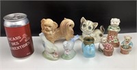 Lot de figurines animales en porcelaine