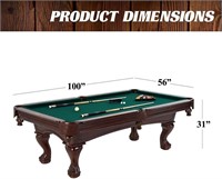 Barrington Billiards 8.5' Arlington Slate-Tech Dro