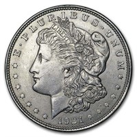XF AU 1921 Morgan Silver Dollar Bullion Coin