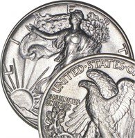 BU 1943 Walking Liberty Half Dollar Coin