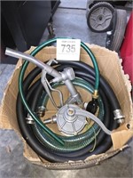 Gas hose & hand pump