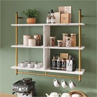 $100 Wall Mounted Floating Shelving 3 Tier 41.5"