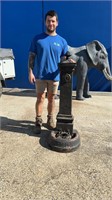 EARLY VICTORIAN CAST IRON WATER FOUNTAIN