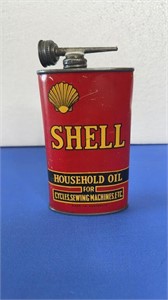 SHELL HOUSEHOLD OILER 8 FLUID OZ TIN