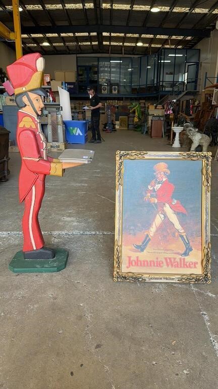 JOHNNY WALKER ADVERTISING PICTURE & SOLDIER