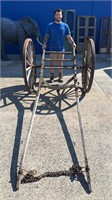 VINTAGE TIMBER HORSE CART