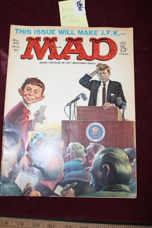 JFK Mad Magazine # 66 / 1961