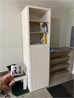 White Tall Cabinet ONLY!! - No Content!!!