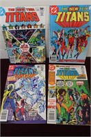 The New Teen Titans Comics  #8,9,14,16,17/ 1981