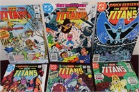 The New teen Titans Comics #17,19,23,24,25,31