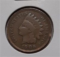 INDIAN HEAD CENT-1906-P