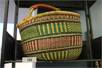 LARGE HAND WOVEN BASKET
