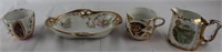 Assorted Germany Gold Trim Porcelain Pieces