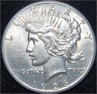 1926 Silver Peace Dollar - Extra Fine Stunner