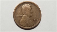 1913 S Lincoln Cent Wheat Penny Rare