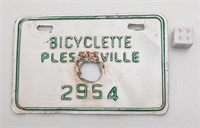 Plaque de vélo bicyclette Plessisville