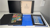 3 X OLYMPIC STAMP ALBUMS