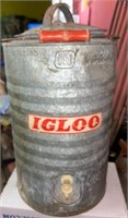 Vintage Igloo water cooler - metal