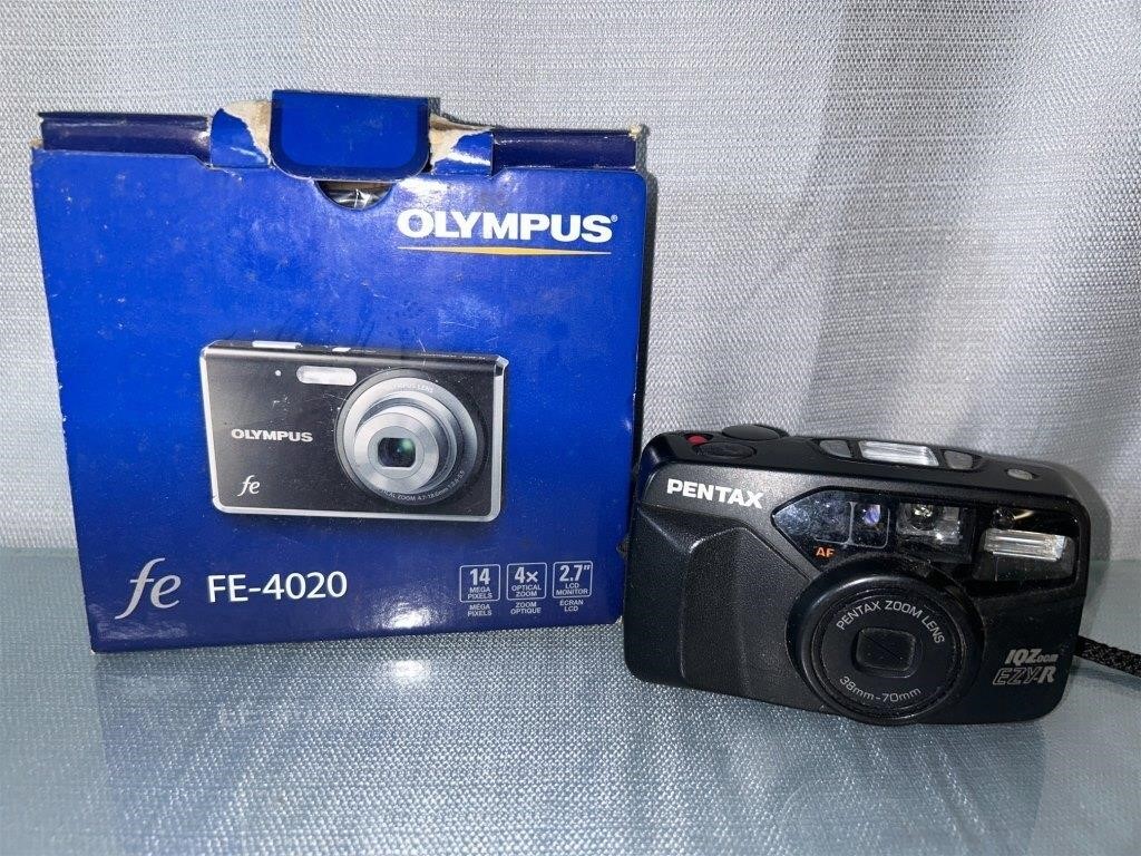 Pentax IQZoom EZY-R 35mm Camera. Olympus