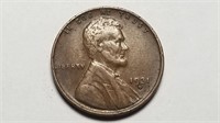 1931 D Lincoln Cent Wheat Penny High Grade