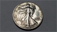 1941 S Walking Liberty Half Dollar Uncirculated