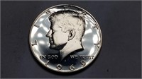 1969 S Silver Kennedy Half Dollar Gem Proof