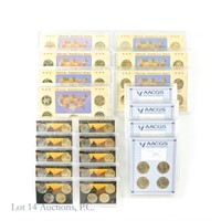 Various Privately Assembled U.S. Coin Sets (21)
