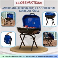 LOOKS NEW AMERICANA CHARCOAL BBQ GRILL (MSP:$100)