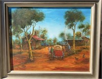 ORIGINAL JOHN COBBY "GOING TO HAVE VISITORS"