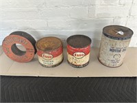 3 Petrolium Product Tins