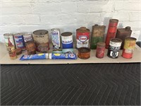 20 Mixed Petrolium Tins