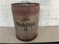Gargoyle Mobil Oil Drum