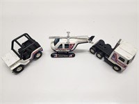 VINTAGE BUDDY L NASA JEEP HELICOPTER TRUCK