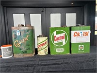 Wakefield & Castrol Tins