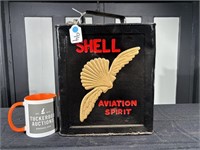 Shell 2 Gal Aviation Fuel Tin