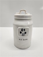 RAE DUNN DOG TREAT CONTAINER