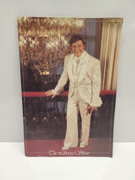 SIGNED LIBERACE SHOW GUIDE