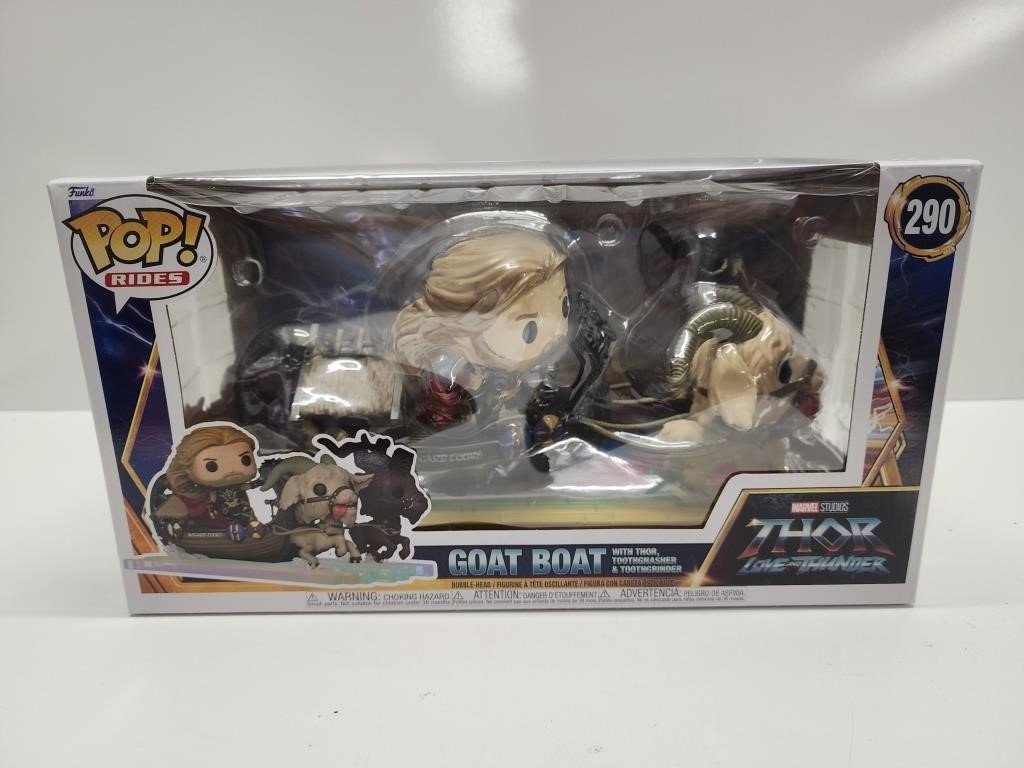 POP RIDES THOR LOVE AND THUNDER GOAT BOAT #2