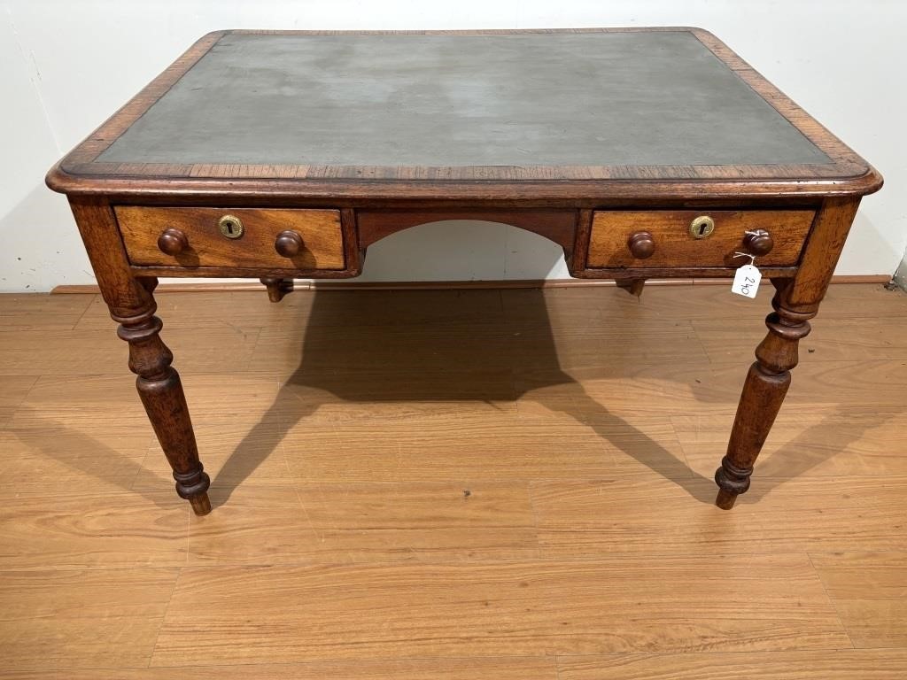 1870's Cedar 2 Drawer Desk