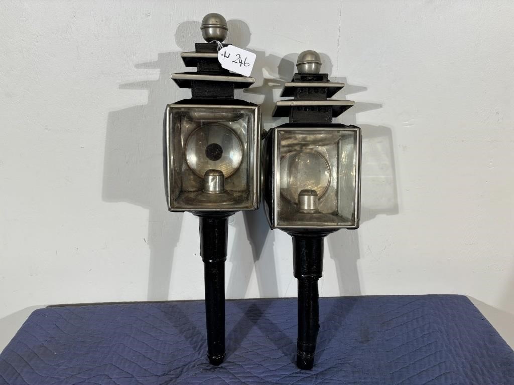 Two Carriage Lamps