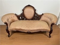 Double Ended Walnut Chaise