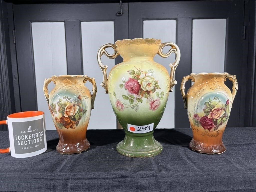 Three English Vases