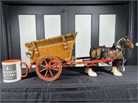 Bewick Shire Horse & Cart