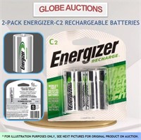 2-PACK ENERGIZER-C2 RECHARGEABLE BATTERIES