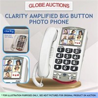 LOOKS NEW CLARITY AMPLIFIED BIG BUTTON PHOTO PHONE