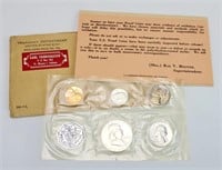 1961 5 COIN PROOF SET PHILADELPHIA MINT