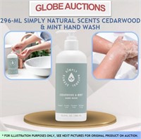 296-ML CEDARWOOD & MINT HAND WASH
