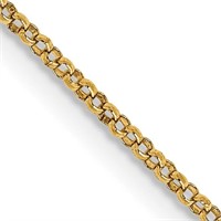14 Kt Yellow Gold Fancy Link Chain