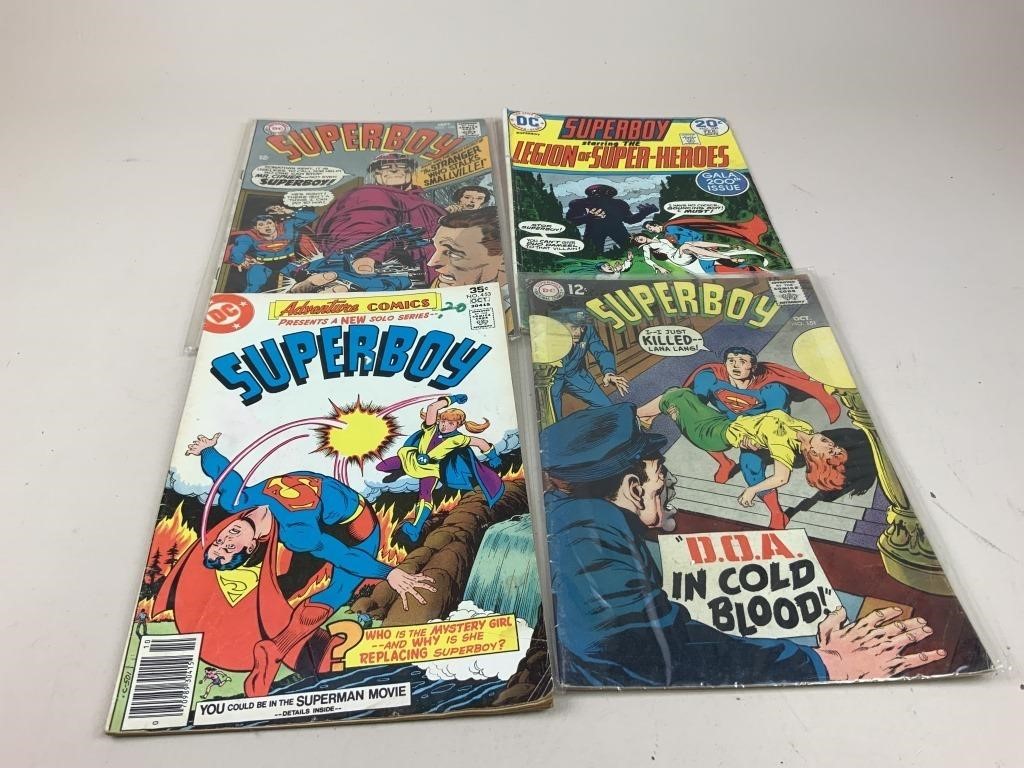 Lot of 4 Superboy Comics