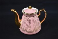 HALL Pink Gold PHILADELPHIA 6-Cup Teapot